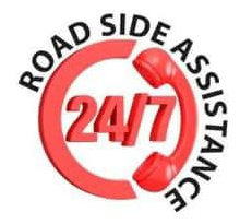 24/7 roadside assistance badge